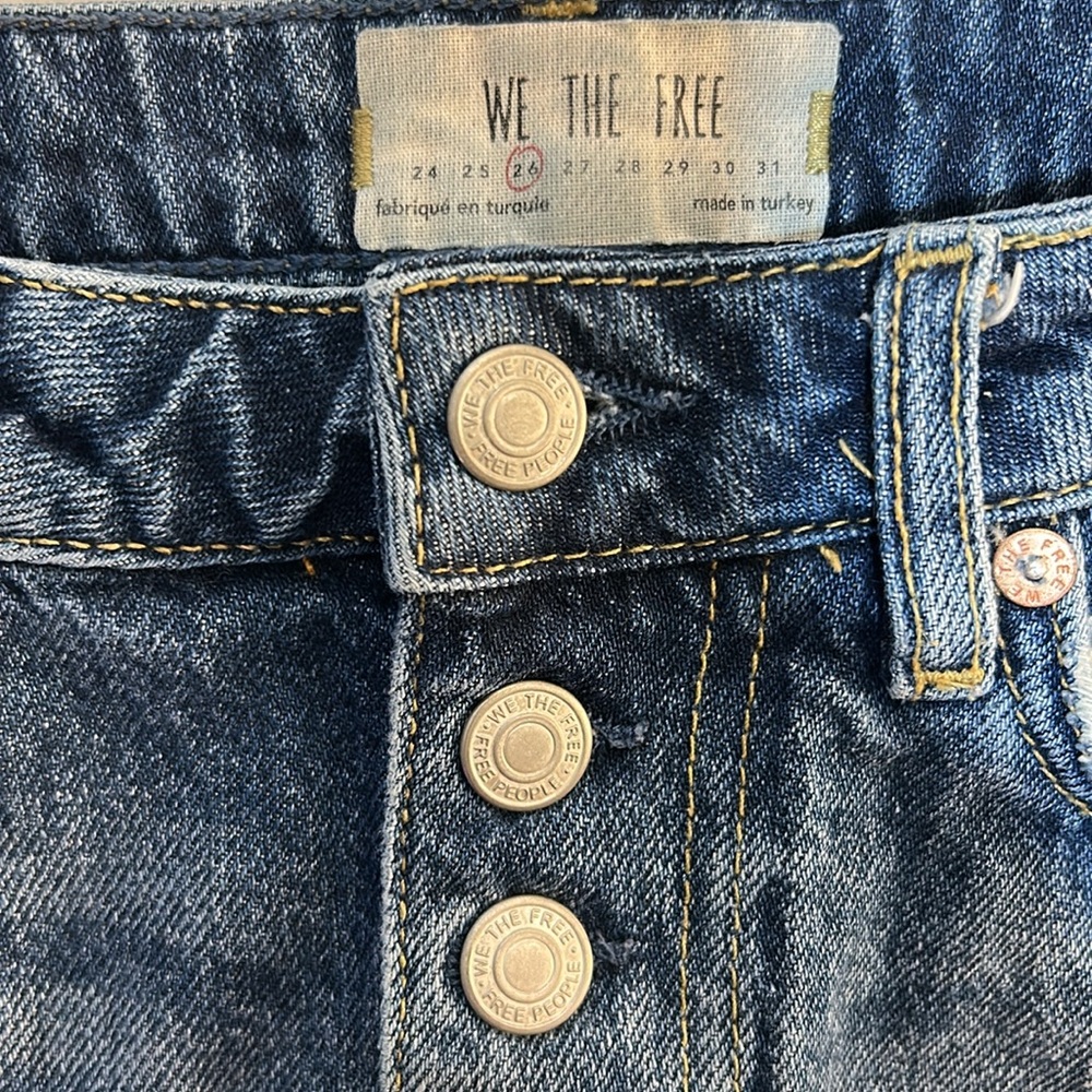We the Free Distressed Denim Mini Skirt - Picture 8 of 8